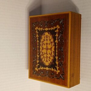 ITALIAN Wooden Musical Jewelry Box "Come back to Sorrento "